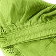thumbnail image 6 of biudgviw Summer Shorts for Women Boho Lace Trim Hem Cotton Linen Shorts High Waisted Plus Size Beach Vacation Casual Shorts, 6 of 6