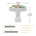 thumbnail image 3 of 4 Pcs Parrot Knobs for Kitchen Cabinet Cupboard Dresser Bookcase Drawer Pulls Handles Round Home Decor, 3 of 5