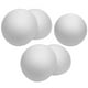 thumbnail image 5 of Bolas redondas de espuma para manualidades, bolas esféricas de espuma, adornos artesanales para fiesta sin pintar, 3 uds., 5 of 5
