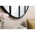 thumbnail image 5 of Metal windowpane mirror 36 inch in in x 36 inch in in Black, 5 of 5