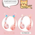 thumbnail image 2 of YZEGDCH Headphones True Wireless Over-ear Headphones Foldable Lightweight Bluetooth Headphones with Microphone Headphones with Deep Bass for Cellphone Travel Office Home, 2 of 9