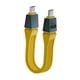 thumbnail image 2 of Cable USB C corto Conexión USB Tipo C 80 Gbps 13 cm Cable USB C a USB C 240 W Amarillo, 2 of 9