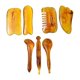 thumbnail image 2 of Herramientas de Gua Sha jinwen conjunto de resina Natural Raspador de resina de masaje, 2 of 3