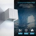 thumbnail image 3 of Luz de pared interior LED Luz de pared LED de 12W 6000K Impermeable IP65 Luz de pared exterior ajustable Zhivalor WLJ-3265, 3 of 5