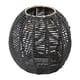 thumbnail image 1 of Pantalla de lámpara colgante Boho, lámpara colgante de mimbre tejido de ratán para Redondo Negro, 1 of 9