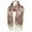 Brown, variant on Scarf - Fleur De Lis In Checkers Print - Brown Color (S1072) - SF-SHL1606BN