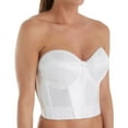 thumbnail image 1 of Va Bien WHITE Vintage Strapless Low Back Longline Bra, US 38D, UK 38D, 1 of 4
