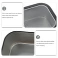 thumbnail image 3 of YSNOOWE 15Pcs Storage Tin Container for and DIY Enthusiasts Black Tinplate PVC, 3 of 8