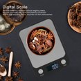 thumbnail image 2 of Noref Kitchen Scale,Digital Scale,Stainless Steel Portable Mini Kitchen Electronic Digital Scale Baking Accessory, 2 of 8