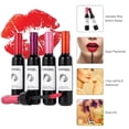 thumbnail image 2 of 6 Couleurs Rouge à Lèvres Liquide Vin Imperméable Teinte Longue Durée Maquillage Gloss Mat Rouges à Lèvres Imperméables, 2 of 5