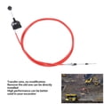thumbnail image 4 of Excavator Throttle Cable, Rustproof Stainless Steel Joint PU Tube Easy To Install Excavator Motor Control Cable  for Industrial Use, 4 of 8