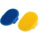 thumbnail image 1 of Cepillo de baño para perros y gatos, cepillo de limpieza con cepillo de masaje para cachorros, 2 piezas de goma de silicona, 1 of 5