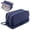 Blackish Green, variant on Pencil Pouch, 3 Compartments Zippered Compartments Waterproof Pencil Case, Large Capacity Clear Bag for Pens Markers Tape Journal Supplies Badges(Blackish Green)