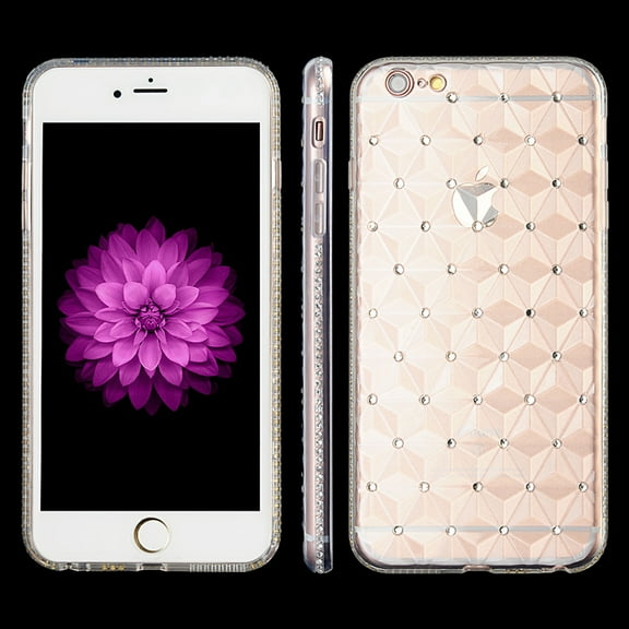 Diamond Slim Translucent Flexible TPU Skin Case for iPhone 6 Plus iPhone 6s Plus