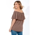 thumbnail image 3 of Woman Within Plus Size Ruffle Tee, 3 of 6
