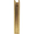 thumbnail image 4 of 5"W x 10"D x 30"H Thin Burlington Rough Cedar Woodgrain TimberThane Corbel, Primed Tan, 4 of 6