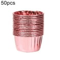 thumbnail image 4 of NIBOLOG 50Pcs Disposable Baking Cupcake Cake Liner Wrappers Cup Muffin Dessert Holder, 4 of 7