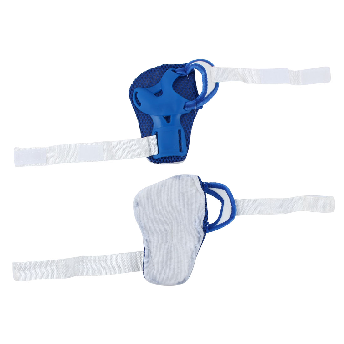 Unique Bargains 6pcs Kids Bicycle Roller Blading Wrist Elbow Knee Pads Protector Gear Blue