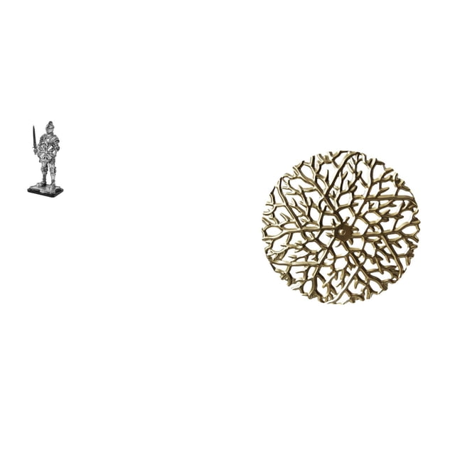 Estatua de caballero, figura de escritorio, escultura de pared de metal, artesanía coleccionable, estructura de hierro y resina, ideal para el hogar,