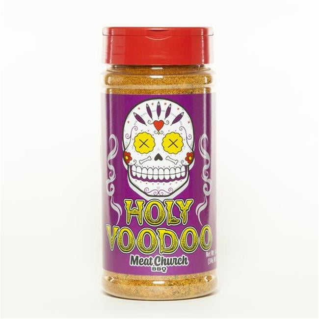 Meat Church 8060821 14 oz BBQ Rub Holy Voodoo Seasoning Bottle
