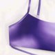 thumbnail image 3 of Gibobby Trajes de Natación para Mujer Conjunto de 3 piezas triangulares sin costuras con tirantes para mujer(Morado,G), 3 of 5