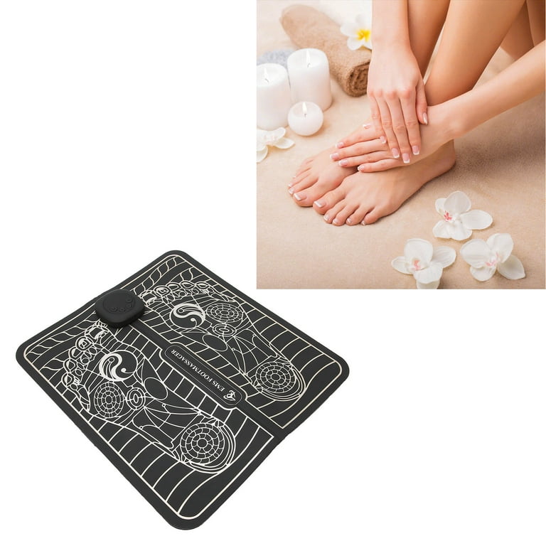 Electric EMS Foot Massager, iMounTEK Portable Foot Acupressure Mat, USB  Rechargeable Feet Circulation Massage Pad with 6 Modes 9 I