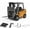 Yellow/Basic Version, variant on 1/64 Scale RC Forklift Truck, Mini Remote Control Forklift Vehicle, 2.4G Alloy RC Model with Controller, Forks, Pallet and Cargo Hook