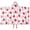 Strawberry Plants Fruit, variant on Strawberry Plants Fruit Heart Daisy Checkered Hooded Bath Towel,50"x30" for Ages 3 To 12 Kids, Quick Dry Lightweight Soft Microfiber Hood Beach Towel Cover Up for Kids