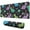 Space Dinosaur, variant on Long Mouse Pads for Desk,Space Dinosaur with Crown Pattern Desk Mats on Top Of Desks, Desk Mouse Pad Extra Large with 3mm Non-Slip Base and Stitched Edge for Gaming,Office,Work,Home 31.5"x11.8"