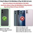 thumbnail image 3 of For Moto G 5G 2024 Case with Glass Screen Protector, Tekcoo Heavy Duty Rugged Shockproof Full Body Protective 2-IN-1 Phone Case Cover for Motorola Moto G 5G 2024, Mint, 3 of 10