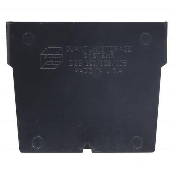 4.1" Wide x 4" High, Black Bin Divider