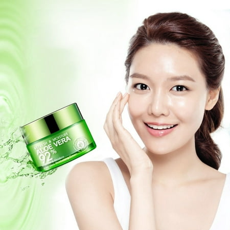 Aloe Gel Vera Face Essence Moisturizing Cream Snail Cream Whitening Acne Scar Removal Cream Korean Cosmetics Skin (The Best Acne Scar Removal Cream)