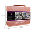 thumbnail image 2 of HIFORNY 100 PCS Drawing & Sketching Set, Professional Art Supplies with Graphite,Charcoal, Colored,Watercolor,Metallic Pencils,Blending Tools,Sketchbook and Coloring Book in Zipper Case(Pink), 2 of 8