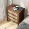 thumbnail image 5 of Bedside Table 3 Layers Large Capacity Drawer Design Multifunctional Wooden Night Stand For Bedroom, 5 of 8