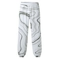 thumbnail image 3 of Men 2023 Fashion Pants Novelty Graphic Beach Pants Loose Fit Straight Leg Trousers Elastic Waist Hawaiian Pants, 3 of 3