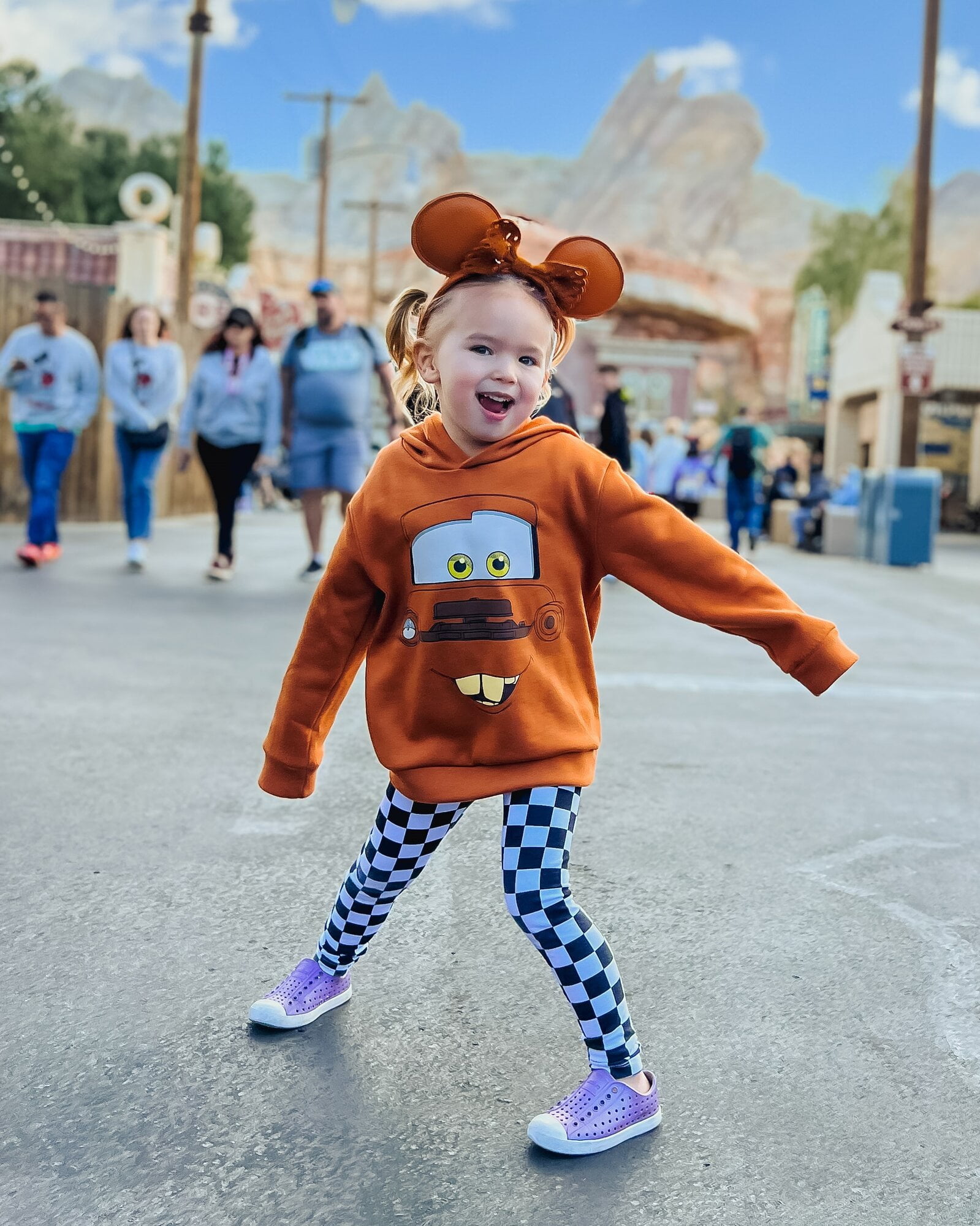 Disney Pixar Cars Tow Mater Little Boys Fleece Pullover Hoodie Brown 7-8