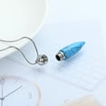 thumbnail image 4 of Stone Bullet Urn Pendant Memory Necklace for Cremation Ashes Keepsake Memorial Jewelry, 4 of 4