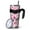Halloween Pink Spooky, variant on 40oz Tumbler,Halloween Pattern Insulated Tumblers with Removable Handle,Stainless Steel Double Vacuum Coffee Tumbler Cup with Straw for Home,Office,Travel,Party