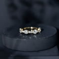 thumbnail image 5 of Rosec Jewels Lab Created Diamond Half Eternity Ring (Ef-Vs Quality) - Promise Ring for Valentines Day Gift, 14K Yellow Gold, US 3.00, 5 of 9