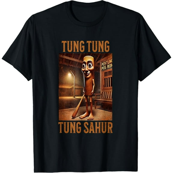 DOPASHIRT Tung Tung Tung Sahur Italian Brainrot T-Shirt Unisex S-5XL Hot Trending Shirt, Vintage Birthday Gift