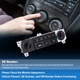 thumbnail image 3 of Módulo de panel de control del calentador de aire acondicionado Unique Bargains para Honda Odyssey LX 3.5L V6 1999-2004 Unidad de clima HVAC Temp No. 599-269/79600-S0X-A01ZA/79600-S0X-A02Z, 3 of 7