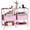 Pink-2, variant on Ktaxon Fluted Nightstand Set of 2 with Charging Station End Table with Drawers Bedside Table Furniture for Bedroom, Living Room, White