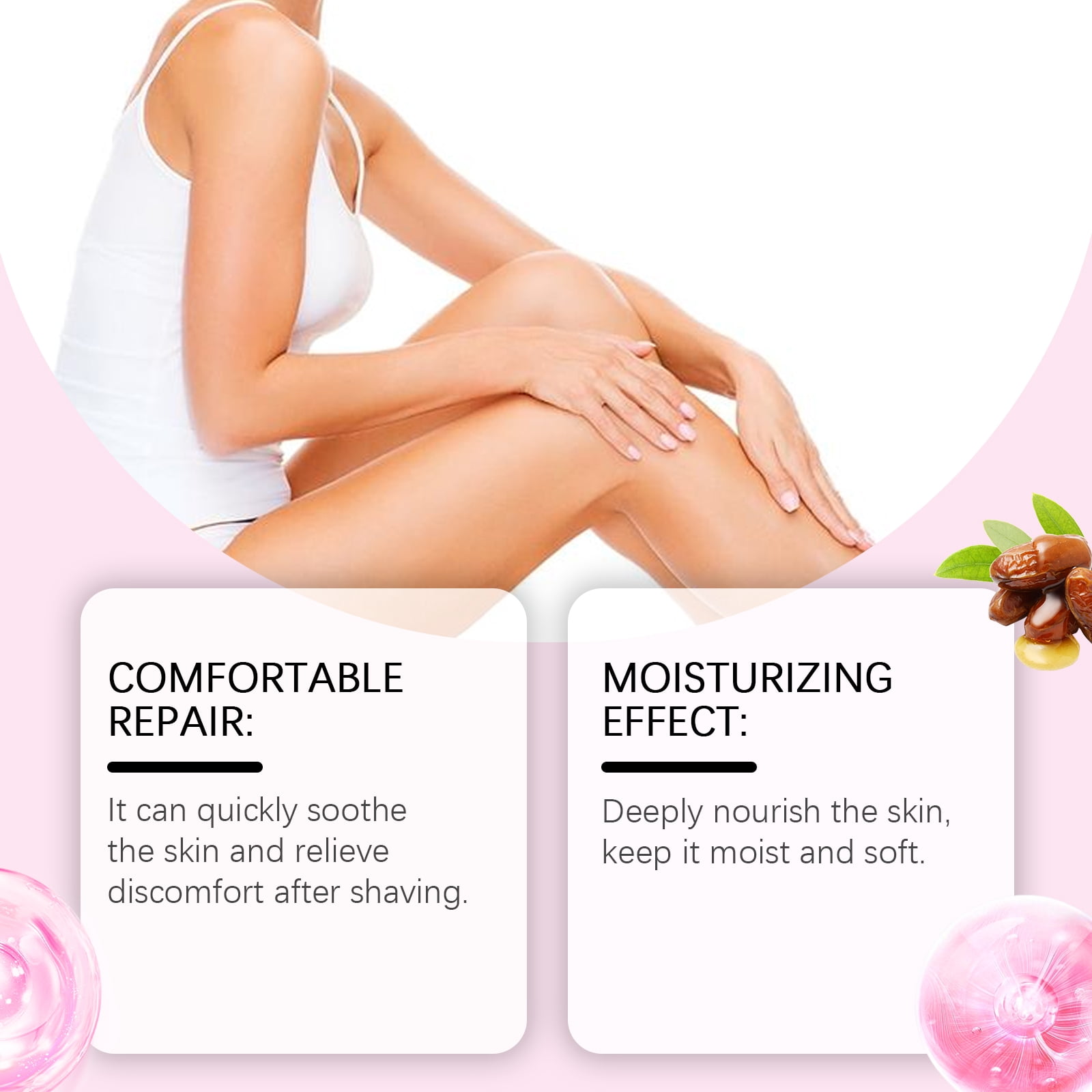Alvantor Moisturizing Nourishing Soothing After Shave Oil Strawberry Scent 3fl.oz