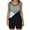 Black, variant on Eiyaclvo Women Tankini Bathing Suits Plus Size Color Block Swimsuits Trendy Criss Cross V Neck Tank Tops and Shorts Swim Suits Summer Swimwear