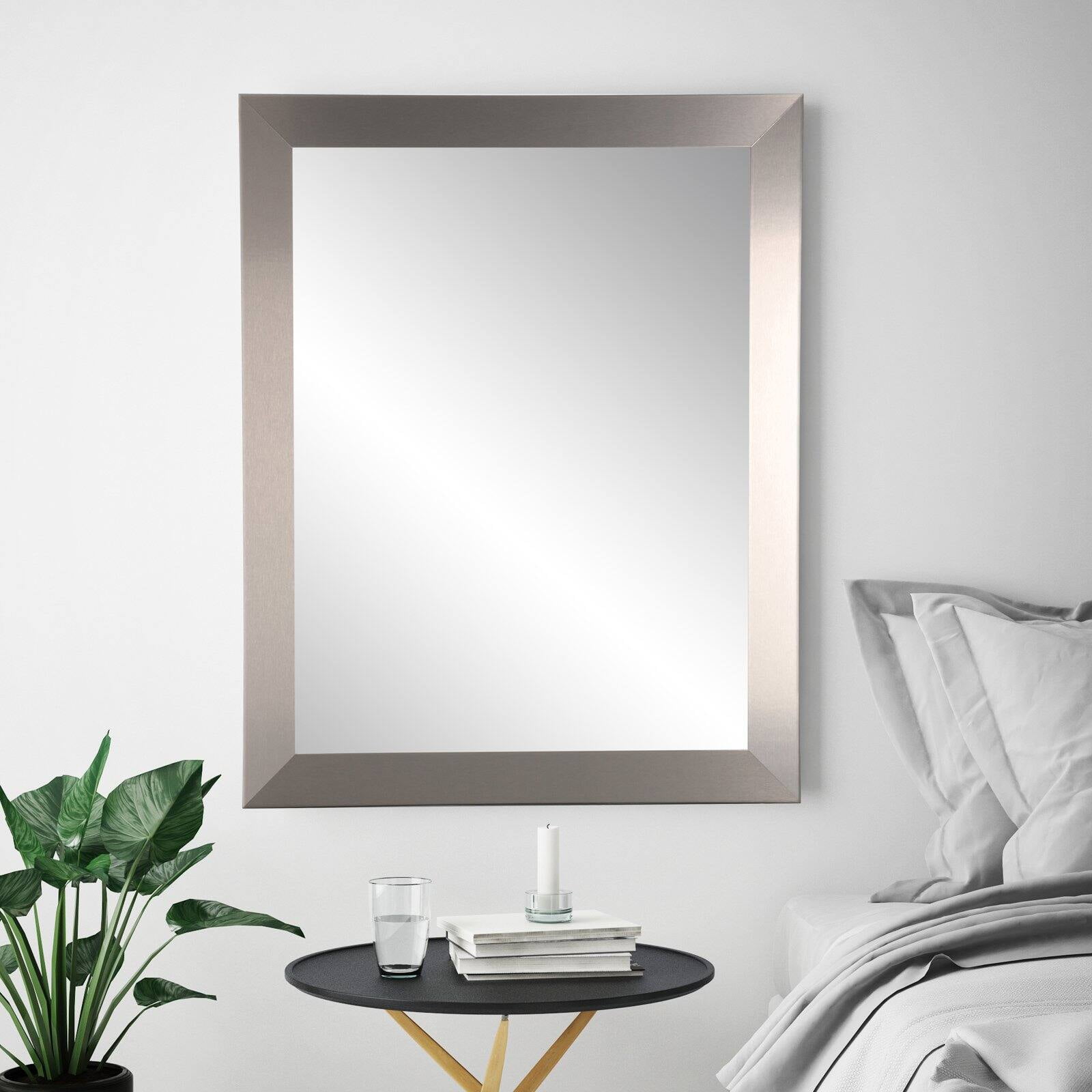 BrandtWorks Industrial Modern Home Accent Wall Mirror