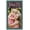Gustav Blue, variant on 14x25 Frame Black Real Wood Picture Frame Width 1.25 inches | Interior Frame Depth 0.5 inches |