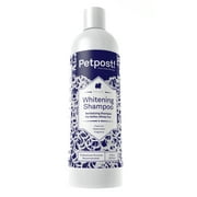 Petpost | Dog Whitening Shampoo - Best Lightening Treatment for Dogs with White Fur - Soothing Watermelon Scent - Maltese, Shih Tzu, Bichon Frise Approved - 8 oz.