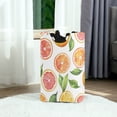 thumbnail image 6 of Yayeee Freestanding Laundry Hamper with Handle Collapsible Large Storage Basket for Clothes, Candy Orange, 6 of 7