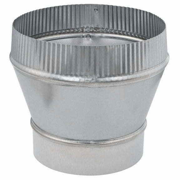 Imperial 5 in. D X 7 in. D Galvanized Steel Stove Pipe Increaser