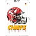 thumbnail image 3 of NFL Kansas City Chiefs - Drip Helmet 20 Wall Poster, 22.375" x 34", 3 of 4
